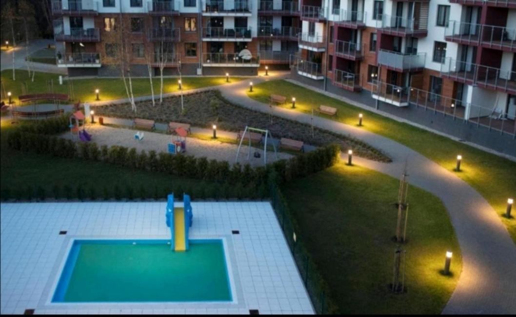 Polanki Park u Marty - Basen Apartment Kolobrzeg Bagian luar foto